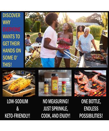BACK-YARD Southern Style Original All Purpose Seasoning 27 oz - Value Size | Delicious Steak, Poultry, Fish & Vegetable Seasoning | Low Sodium - Buy Online on GoSupps.com