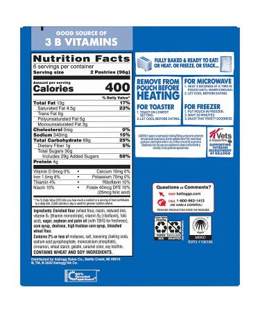 Pop-Tarts Frosted Brown Sugar Cinnamon 144ct - Breakfast Foods & Kids Snacks - Buy Online on GoSupps.com