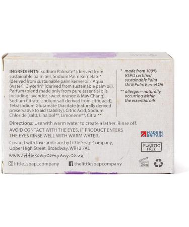 Little Soap Company Naturals Range - Bar Soap | Vegan Cruelty Free No SLS or Parabens Refreshing Cleansing Soap bars Natural Eco Friendly Body & Hand Soap 100g (Citrus & Lavender) (Pack of 2) Citrus & Lavender 100 g (Pack of 2) - Buy Online on GoSupps.com