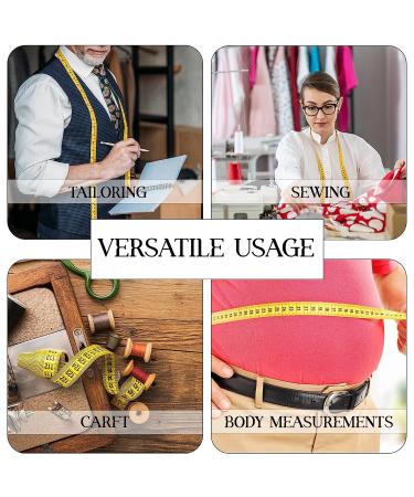 Raajsee Fabric Tape Measure Body Measuring Tape  Soft Fabric Measuring Tape for Sewing Cloth & Weight Loss Medical Body Measurement Nursing Craft 60 inch/150 cm Red - Buy Online on GoSupps.com