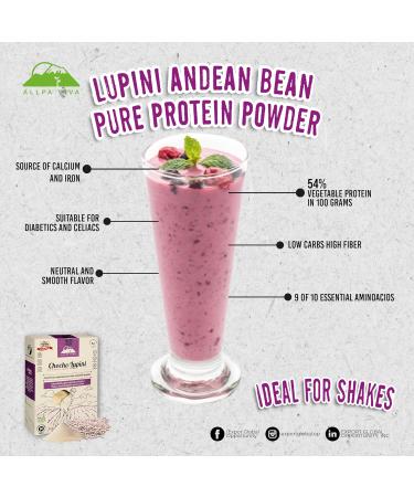 Buy ALLPA Viva Chocho Lupini Protein Powder - Non-GMO Gluten-Free Superfood for Baking & Smoothies - 225g - Buy Online on GoSupps.com