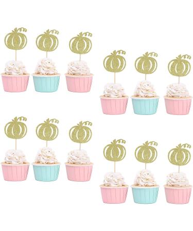 Pumpkin Cupcake Toppers - Fall Cupcake Topper Pumpkin Theme Decor Pumpkin Baby Shower Our Little Pumpkin - Buy Online on GoSupps.com