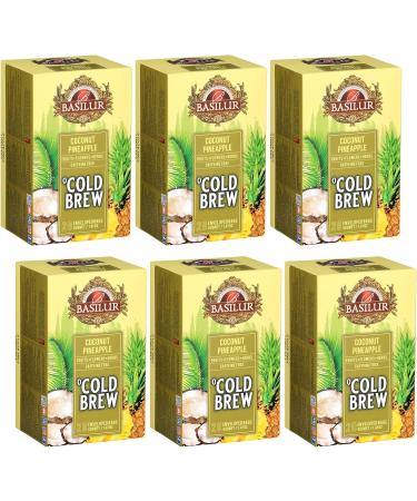 BASILUR Cold Brew - Th fruit d caf in aux ar mes de noix de coco et d'ananas th froid en sachets 20 x 2 g (1) - Buy Online on GoSupps.com