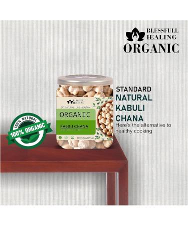 Blessfull Healing Organice Kabuli Chana 2 lb (907 Gram) - Buy Online on GoSupps.com