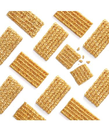Sesame Snaps Vanilla Healthy Vegan Snack Ready to Eat On The Go No Added Presevatives Gluten Free 24 Pack 720 g Vanilla 30 g (Pack of 24) - Buy Online on GoSupps.com