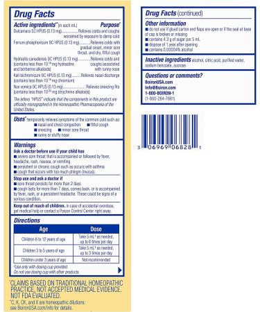 Boiron Chestal Children's Cold & Cough Syrup - Original 6.7 Fl Oz | Effective Relief - Buy Online on GoSupps.com