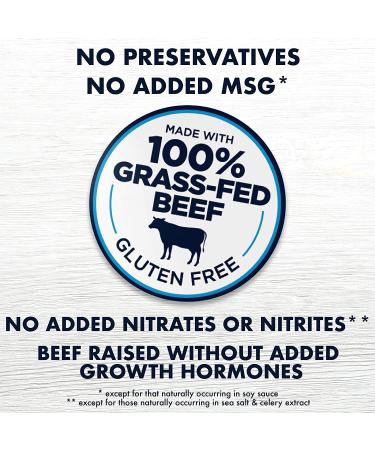 Lorissa's Kitchen Grass-Fed Beef Jerky Meat Snack Sticks - Original Flavor 1 oz, Pack of 12 | Keto Friendly, Gluten Free, Nitrite-Free - Buy Online on GoSupps.com