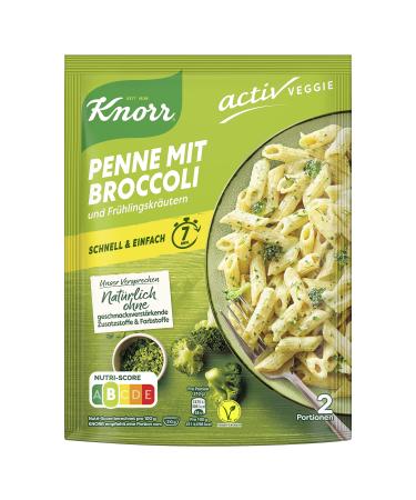 Knorr Activ Veggie Pasta Ready Meal Penne with Broccoli 146 g - Buy Online on GoSupps.com