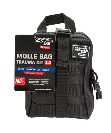 Adventure Medical Molle Bag Trauma Kit 2.0 (Black Bag)
