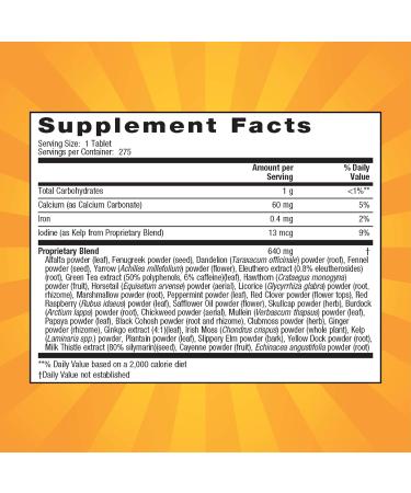 Nature's Secret Multi Herb Digestion & Detox Support - 275 Tablets - Buy Online on GoSupps.com