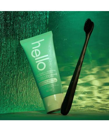 Hello Vegan Fluoride-Free Toothpaste Moisturizing Hemp Seed Oil + Coconut Oil Super Fresh Family Farmed Spearmint Naturally Whitening Toothpaste Helps Remove Plaque 82ml Spearmint 82 ml (Pack of 1) - Buy Online on GoSupps.com