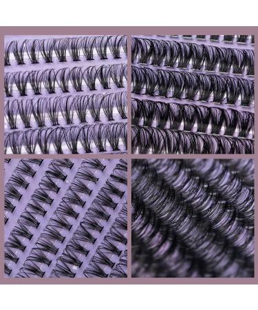 DIY Lash Extension Kit 280pcs - 20D+50D 10-16mm Mix C/CC/D Curl Cluster Lashes with Bond and Seal Tweezers - Soft Light Eyelash Extension Kit for Home Use - Buy Online on GoSupps.com