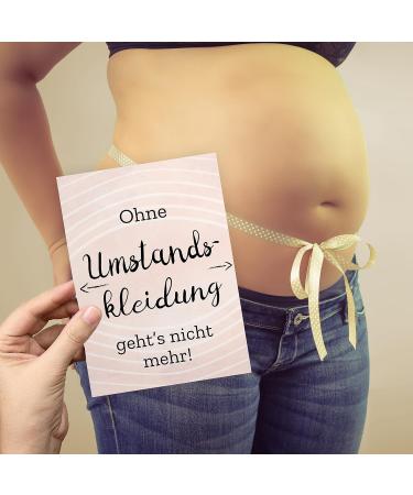 30+1 Milestone Pregnancy Photo & Memory Cards - Gift Boxed with Diary & Congrats Card | Perfect Pregnancy Gifts in DIN A6 Format - Buy Online on GoSupps.com