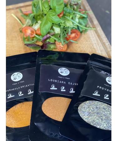 Fred&Fred Spices - pice cajun Lousiana - Sachet de 120g de m lange d' pices - pice griller id ale pour la marinade - M lange d' pices pour tout type de viande - Buy Online on GoSupps.com