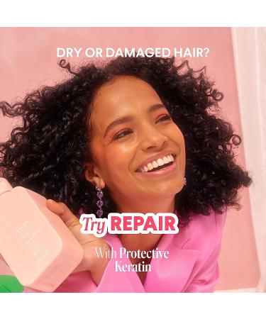 Monday Haircare Repair Shampoo 12oz for Dry to Damaged Hair - Keratin, Coconut Oil, Shea Butter, Vitamin E - 350ml - Buy Online on GoSupps.com