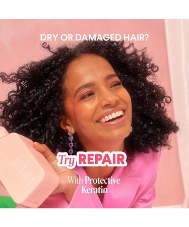 Monday Haircare Repair Shampoo & Conditioner Set 12oz - Ideal for Dry/Damaged Hair | Infused with Keratin, Coconut Oil, Shea Butter & Vitamin E - Buy Online on GoSupps.com