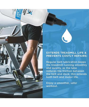 Action Fitness 100% Silicone Treadmill Belt Lubricant 8oz (2 Pack) - Full Width Lubrication, Controlled Flow, Odorless - Includes Application Tubes - Buy Online on GoSupps.com