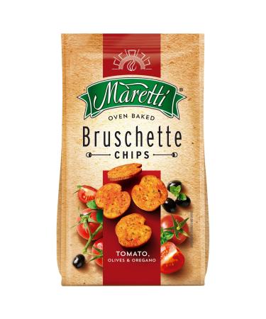 Maretti Bruschette Tomato, Olives & Oregano delicious slices of bread 150g