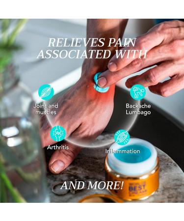 Worlds Best Cream Natural Arthritis Pain Relief Cream using the Power of Copper (50 ml Jar - 3Pack) - Buy Online on GoSupps.com
