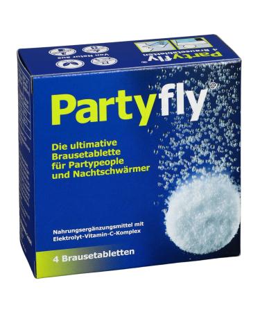 PHILPHARMA PARTYFLY 12 pieces effervescent tablets 3 x 4 pieces with vitamin C and electrolytes reload
