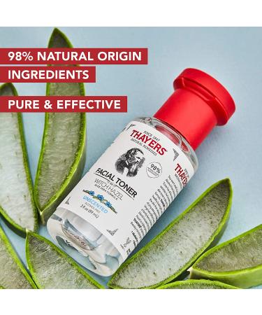 THAYERS Alcohol-Free Witch Hazel Toner with Aloe Vera - Unscented, 3 oz Trial Size - Buy Online on GoSupps.com