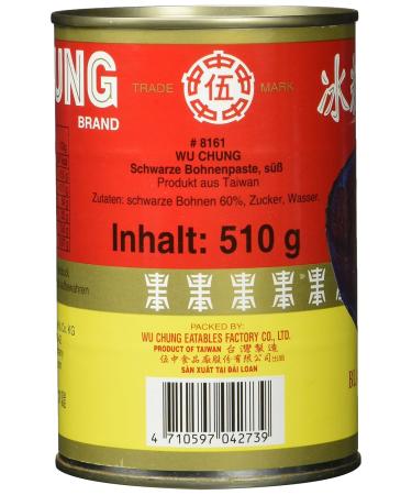 Wu Chung Black Bean Paste - Authentic Chinese Sauce (510g) | International Shipping - Buy Online on GoSupps.com
