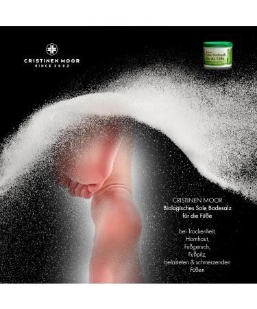 Cristinenmoor 500g Biological Sole Swimming Salt - 100% Natural Foot Care for Dryness Sweating & Odor | ICADA Certified - Buy Online on GoSupps.com