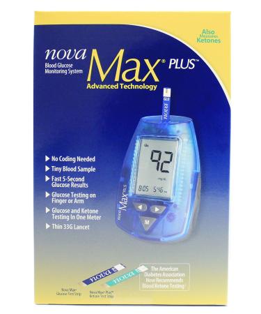 Nova Max Plus Glucose Meter - Buy Online on GoSupps.com