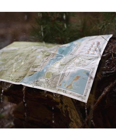 Burlington Vermont Outdoor Adventure Map | Hiking Trails of Shelburne VT & Essex NY | Waterproof & Tear Resistant - Buy Online on GoSupps.com