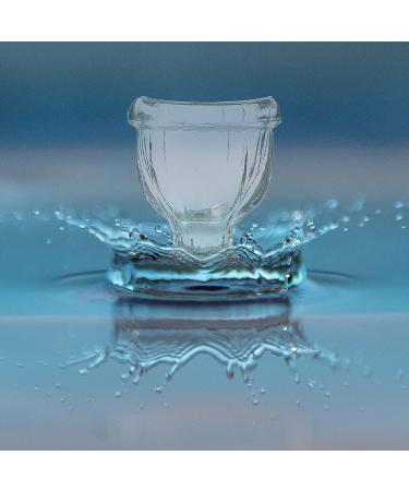 Eco-Friendly Glass Eye Wash Cup Set of 2 - Safe & Effective Eye Rinse for Comfortable Cleansing - Buy Online on GoSupps.com