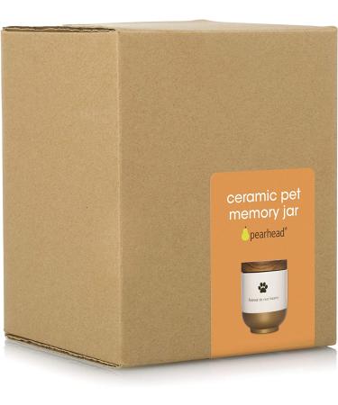 Pearhead Pet Ceramic Forever in Our Hearts Urn Gold - Memorial Pet Urn - Buy Online on GoSupps.com