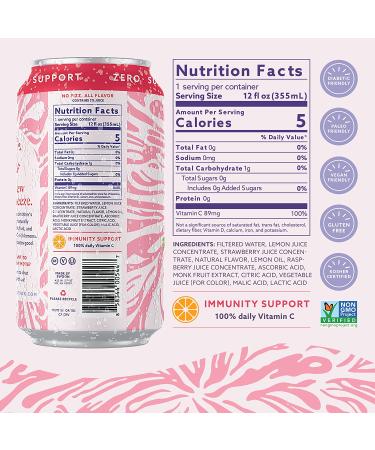 Swoon Pink Lemonade 12-Pack - Sugar Free, Low Carb, Paleo, Gluten-Free Keto Drink - Strawberry Lemonade with 100% Natural Lemon Juice Concentrate - 12 Fl oz - Buy Online on GoSupps.com