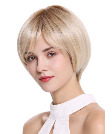 WIG ME UP - DW2435A-MT-BLONDR wig ladies wig monofilament hand-knotted short straight blonde mix