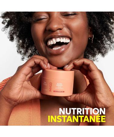 Wella Professionals Invigo Nutri Enrich Nourishing Anti-Frizz Mask with Oleic Acid and Goji Berries - Restores Dry Damaged Hair - Buy Online on GoSupps.com