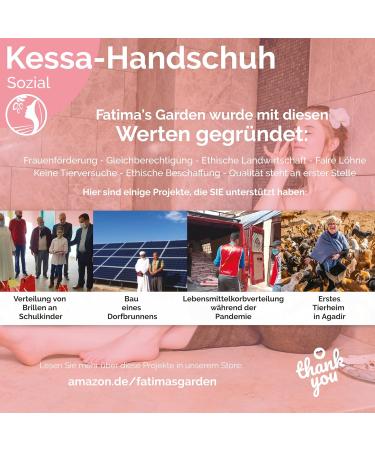 Fatima's Garden Kessa Glove - Natural Deep Cleaning & Dead Skin Removal - Moroccan Spa Scrubber (2 Black Gloves) for Hammam Bathroom & Shower Peeling - Buy Online on GoSupps.com