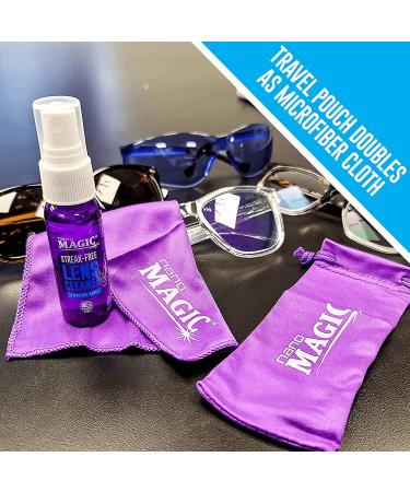 NANO MAGIC Cleaner Spray Kit - 2 Microfiber Cleaning Cloth  1oz Spray & 6oz Refill  Eyeglasses Cleaner  DSLR Cleaning Kit  Lens Cleaners for Camera  Face Shields  Sunglasses & Goggles - 7oz Value Pack - Buy Online on GoSupps.com