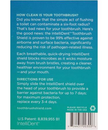 Intellident Toothbrush Shields 3 Pack - Hygienic Toothbrush Cover Set - Buy Online on GoSupps.com