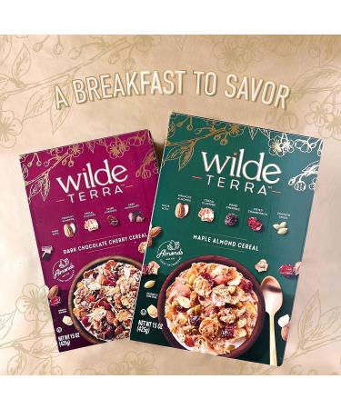 Wilde Terra Dark Chocolate Cherry Cereal - 15 oz | Delicious Breakfast Option - Buy Online on GoSupps.com