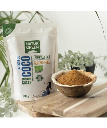 NATURGREEN BIO coconut sugar 300 g - Buy Online on GoSupps.com
