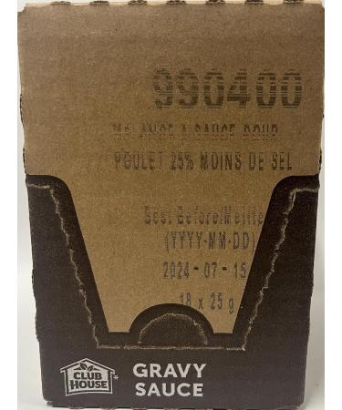 Club House Dry Sauce/Seasoning/Marinade Mix Chicken Gravy Less Salt 25g Case Pack 18 Count Chicken 25 g (Pack of 18) - Buy Online on GoSupps.com