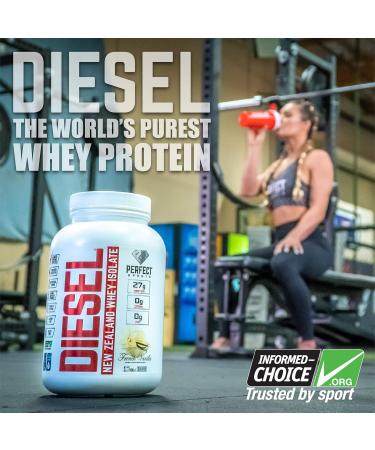 PERFECT Sports Diesel 100% New Zealand Whey Isolate Grass-Fed & Pasture Raised 5LB Milk Chocolate - Buy Online on GoSupps.com