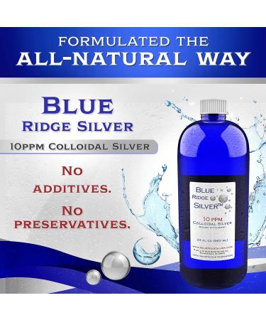 10 ppm 32 oz Colloidal Silver Natural Immune Support Health Supplement Unflavored 32 Fl Oz (Pack of 1) - Buy Online on GoSupps.com