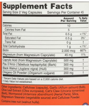 NOW Candida Support 90 Count - Pack of 2 | Powerful Antifungal Formula - Buy Online on GoSupps.com