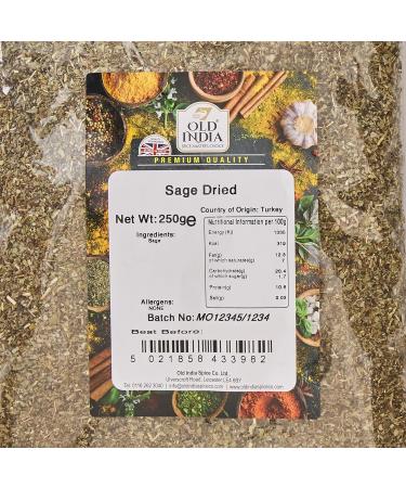 Old India Sage Dried 250g - Premium Quality Culinary Herb - Buy Online on GoSupps.com