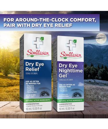 Similasan Dry Eye Nighttime Gel Eye Drops 0.33 fl oz - Soothing Relief for Dry Eyes - Pack of 1 - Buy Online on GoSupps.com