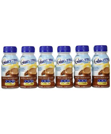 Glucerna Shake Rich Chocolate 8-Ounce Bottles (Pack of 24) 24-Count