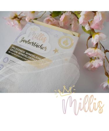 Millis Magic Towels 3-Pack | 25 Nourishing Diaper Inlays + Free Fairy Tale Book | Made in Germany | Safe for Sensitive Baby Skin | Pollutant-Free | Ideal for Diaper Dermatitis - Buy Online on GoSupps.com