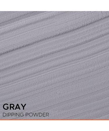 Modelones Dip Powder Gray Color Nail Dipping Powder 1 Oz - Pro Collection System for Long-Lasting French Nail Art - Odor-Free, No Lamp Needed - Ideal for Manicure Salon or DIY at Home - Buy Online on GoSupps.com