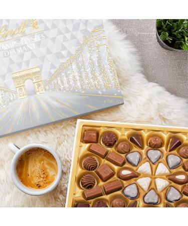 Lindt - CHAMPS- LYS ES Diamond Edition Box - Assortment of Milk Dark and White Chocolates - Ideal for Christmas 468g - Buy Online on GoSupps.com