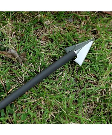 DEEPOWER Broadheads 100 125 Grain 6 Pack | Solid 3 Blades Fixed Archery Broadheads - Buy Online on GoSupps.com
